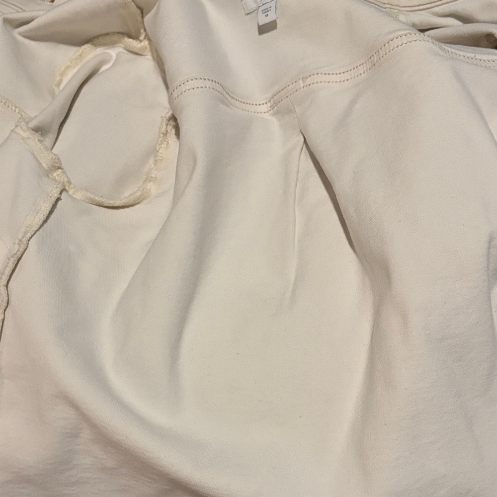 J. Jill Cream Jean Jacket with Button Detail - Picture 4 of 6